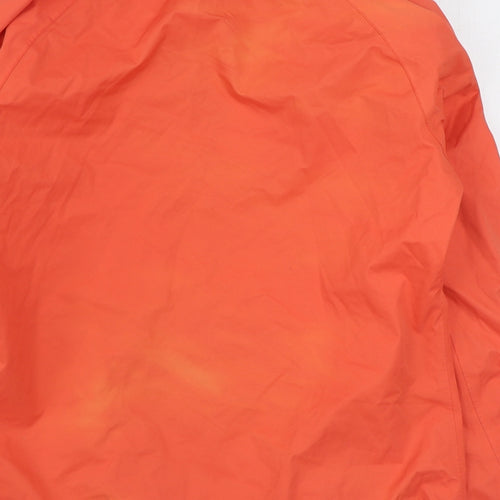 Hi Gear Womens Orange   Rain Coat Coat Size 10  Zip
