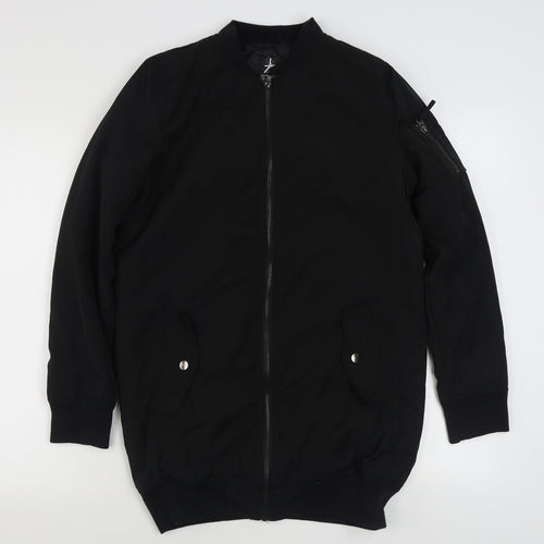 Primark Womens Black   Bomber Jacket Jacket Size 8  Zip