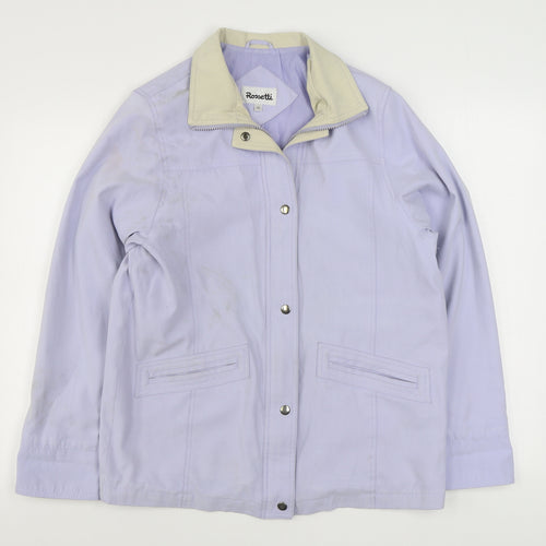 Rossetti Womens Purple   Jacket  Size 12  Zip