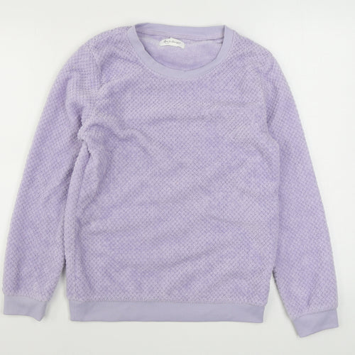 Primark Womens Purple Solid Polyester Top Pyjama Top Size XS