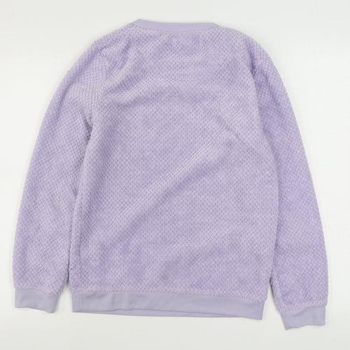 Primark Womens Purple Solid Polyester Top Pyjama Top Size XS