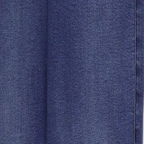 Topshop Womens Blue  Cotton Skinny Jeans Size 26 in L25 in Regular Button