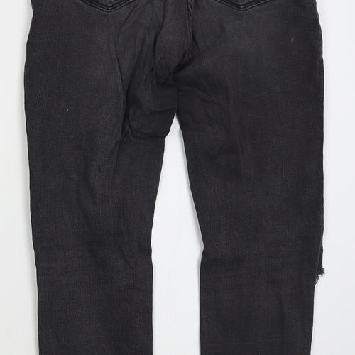 Denim Co Womens Grey  Cotton Skinny Jeans Size 10 L27 in Regular Button