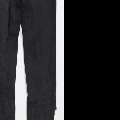 Denim Co Womens Grey  Cotton Skinny Jeans Size 10 L27 in Regular Button