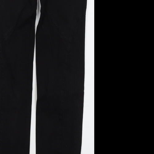 Dondup Womens Black  Cotton Straight Jeans Size 28 in L31 in Regular Button