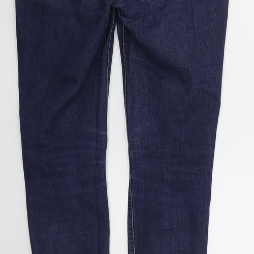 Johnnie B Womens Blue  Cotton Skinny Jeans Size 28 in L31 in Regular Button