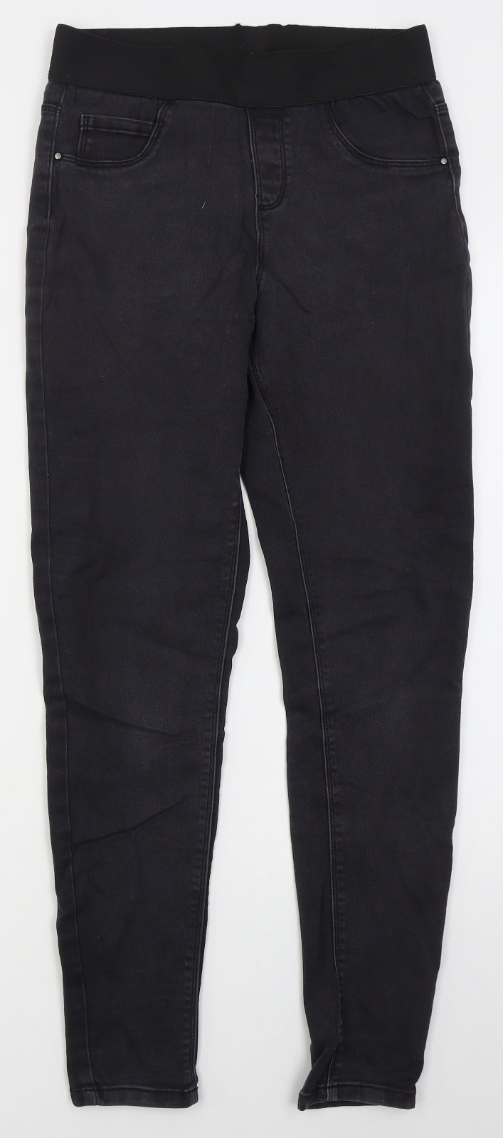 George Womens Grey Cotton Jegging Jeans Size 10 L29 in Regular