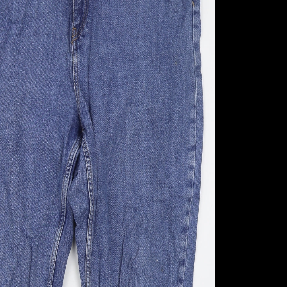 Denim Co Womens Blue  Cotton Mom Jeans Size 20 L28 in Regular Button