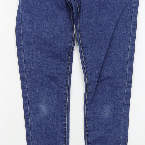 Denim Co Womens Blue  Cotton Skinny Jeans Size 6 L29 in Regular Button