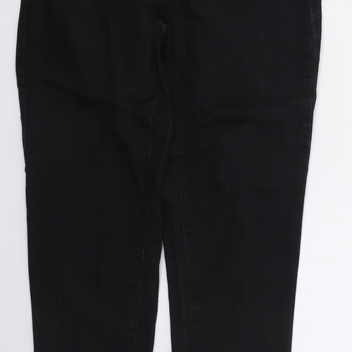 Denim Co Womens Black  Cotton Jegging Jeans Size 10 L26 in Regular