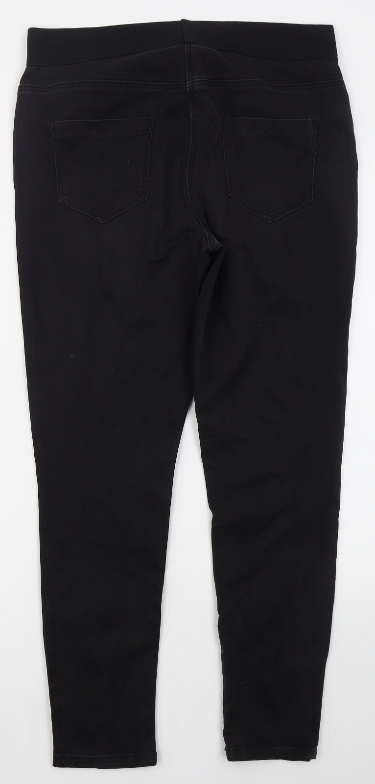 Bonmarché Womens Black  Cotton Jegging Jeans Size 14 L28 in Regular