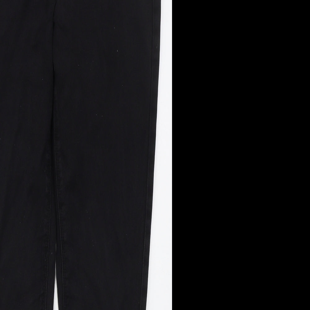 Bonmarché Womens Black  Cotton Jegging Jeans Size 14 L28 in Regular