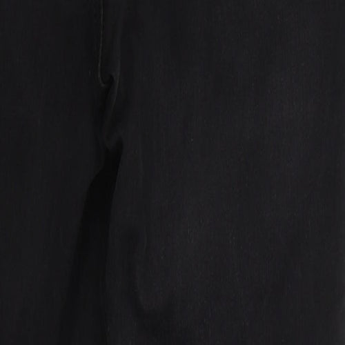 Very Womens Black  Cotton Skinny Jeans Size 8 L28 in Regular Button