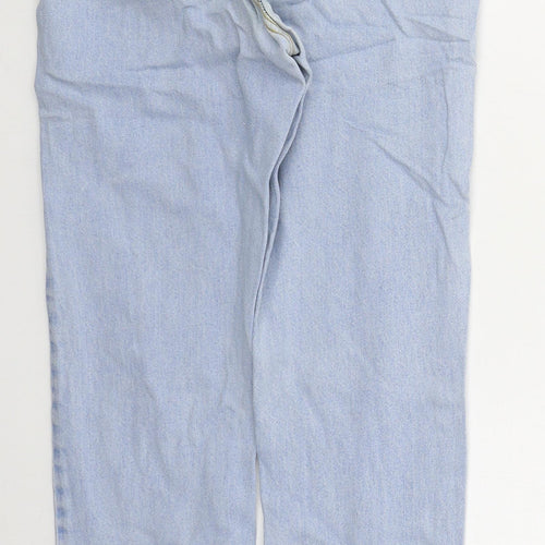 Denim Co Womens Blue  Cotton Skinny Jeans Size 4 L28 in Regular Button