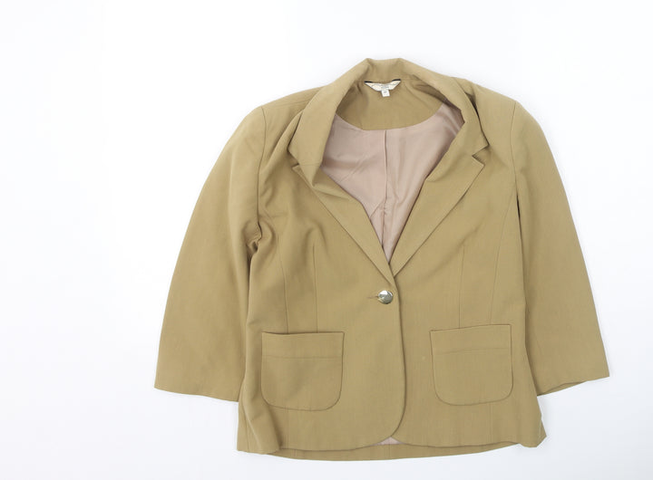 New Look Womens Brown   Jacket  Size 10