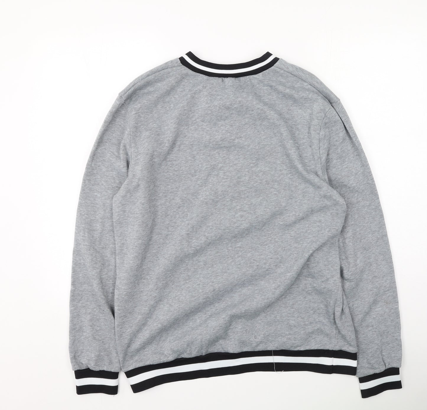 Preworn Womens Grey  Polyester Pullover Sweatshirt Size 3XL