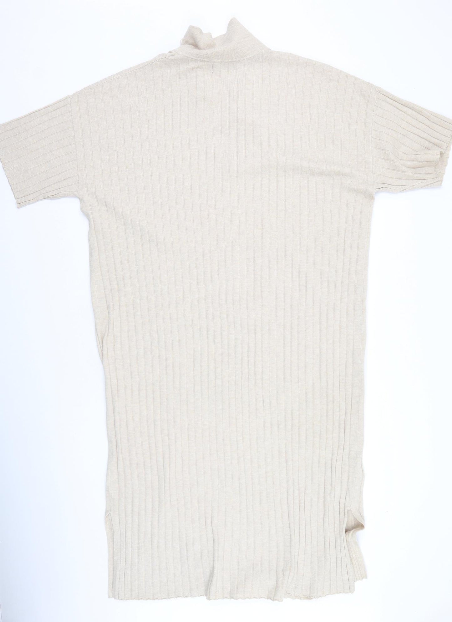 et vous Womens Beige  Viscose Jumper Dress  Size 20  V-Neck