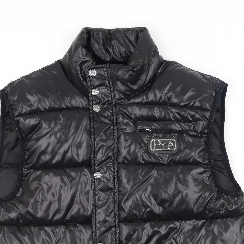 Pre London Womens Black   Gilet Coat Size XL