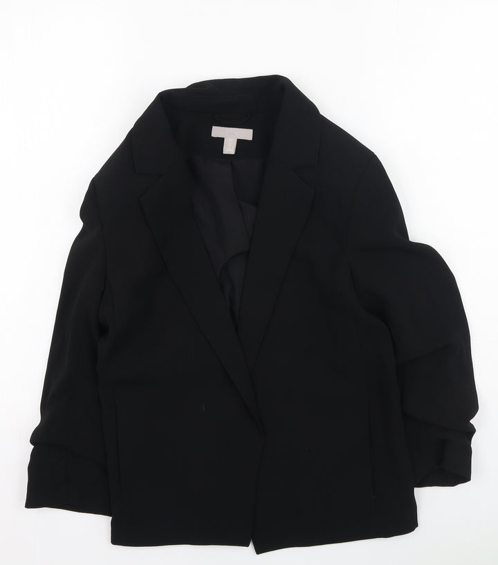 H&M Womens Black Jacket Size 10