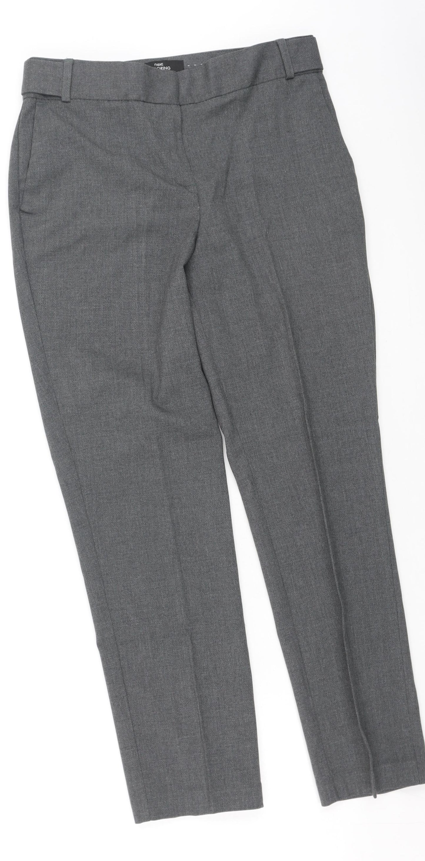 NEXT Womens Grey  Viscose Dress Pants Trousers Size 6 L28 in Regular