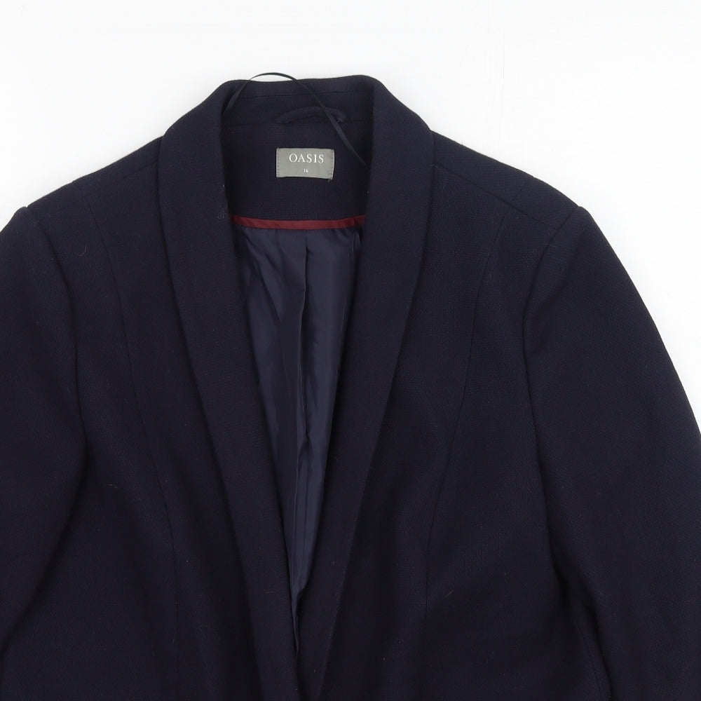 Oasis Womens Blue   Jacket  Size 16