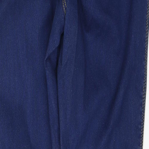 Nutmeg Womens Blue  Cotton Jegging Jeans Size 16 L28 in Regular