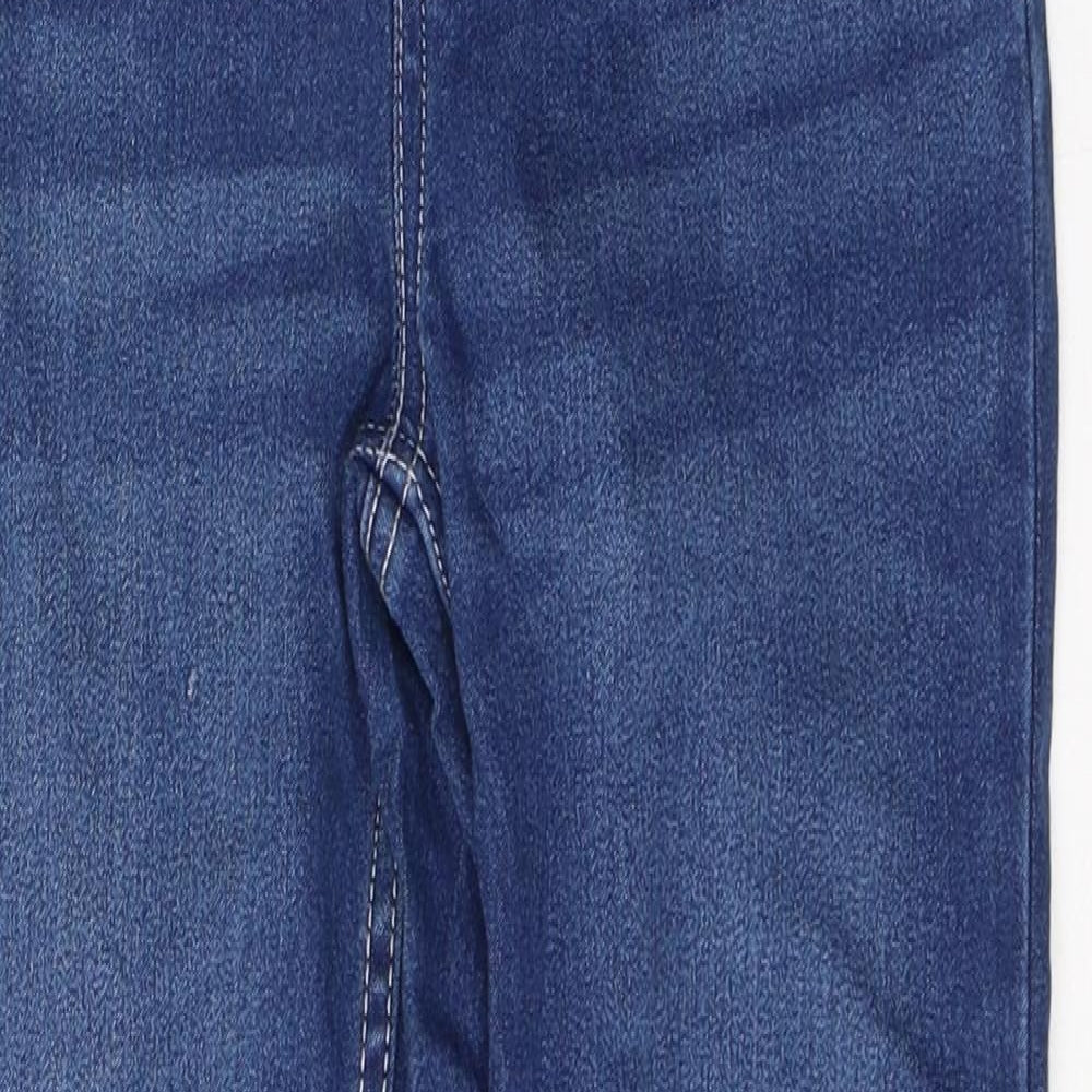 Avenue  Womens Blue  Cotton Jegging Jeans Size 8 L28 in Regular Button