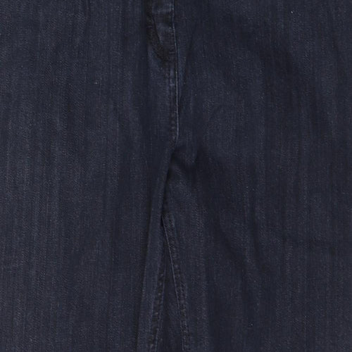 Precis Womens Blue  Cotton Straight Jeans Size 18 L27 in Regular Button