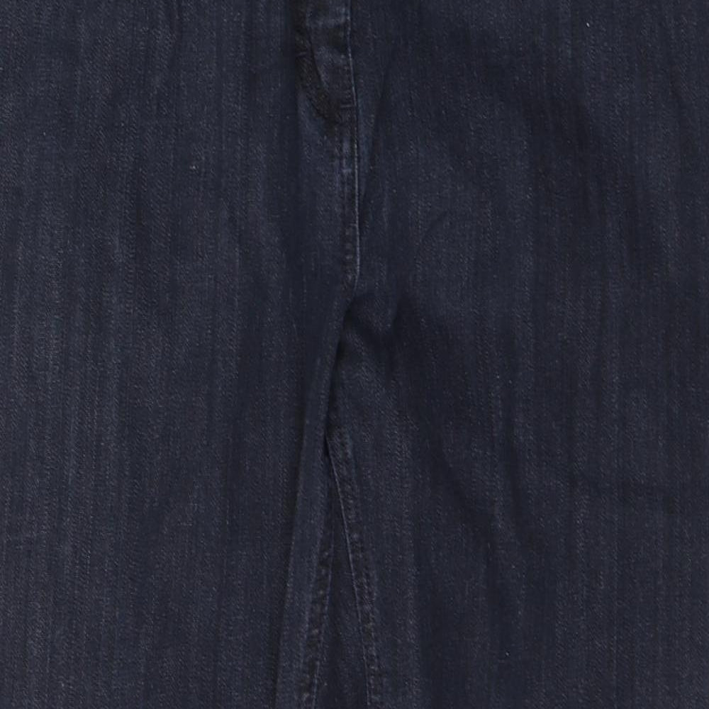 Precis Womens Blue  Cotton Straight Jeans Size 18 L27 in Regular Button