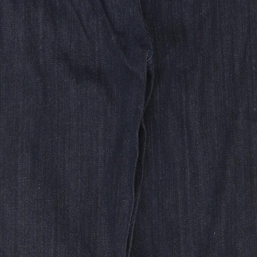 Precis Womens Blue  Cotton Straight Jeans Size 18 L27 in Regular Button