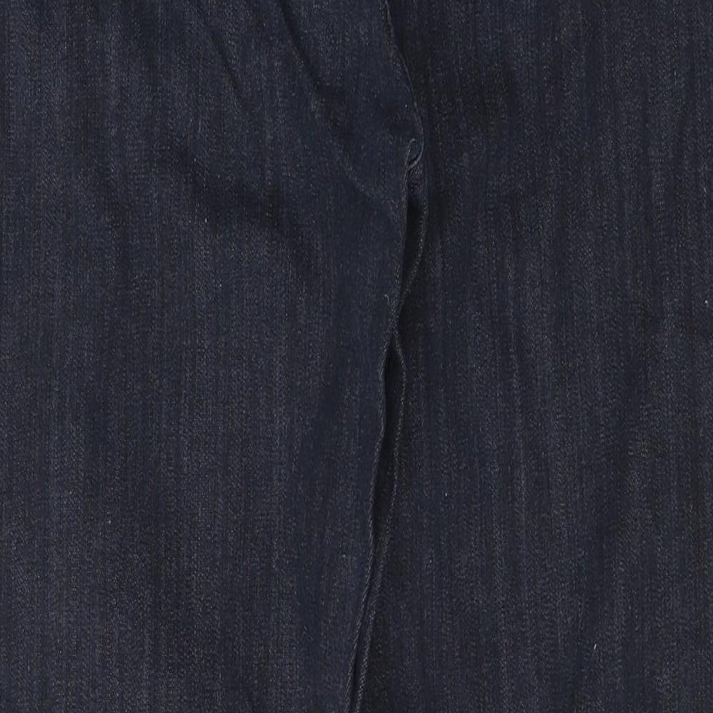 Precis Womens Blue  Cotton Straight Jeans Size 18 L27 in Regular Button