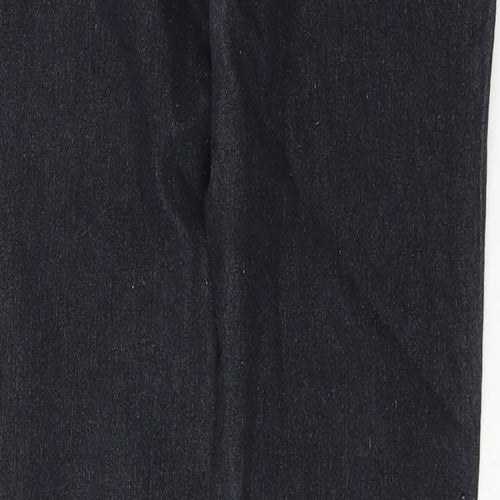 Denim & Co. Womens Blue  Cotton Skinny Jeans Size 10 L32 in Regular Button