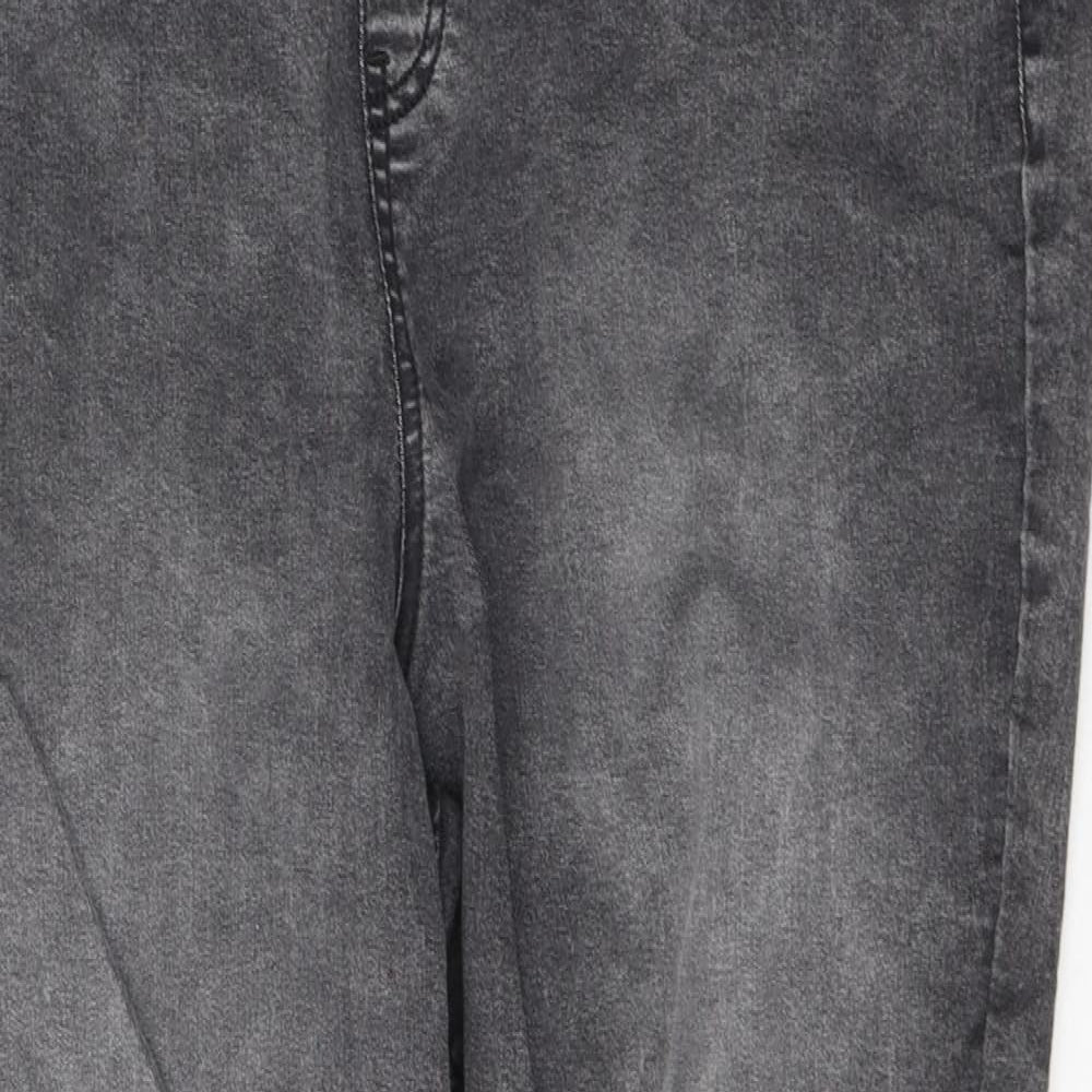 F&F Womens Black  Cotton Jegging Jeans Size 20 L28 in Regular