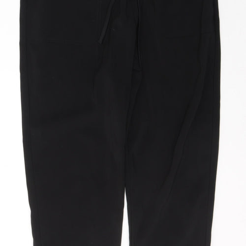 Object Womens Black  Polyester Trousers  Size 12 L28 in Regular