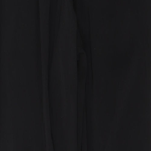 Object Womens Black  Polyester Trousers  Size 12 L28 in Regular