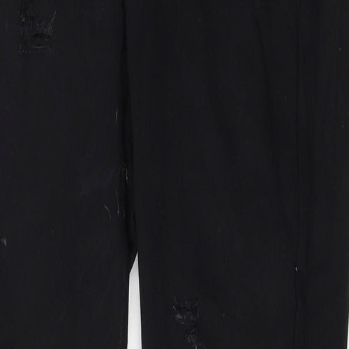 SheIn Womens Black  Cotton Skinny Jeans Size S L27 in Regular Button