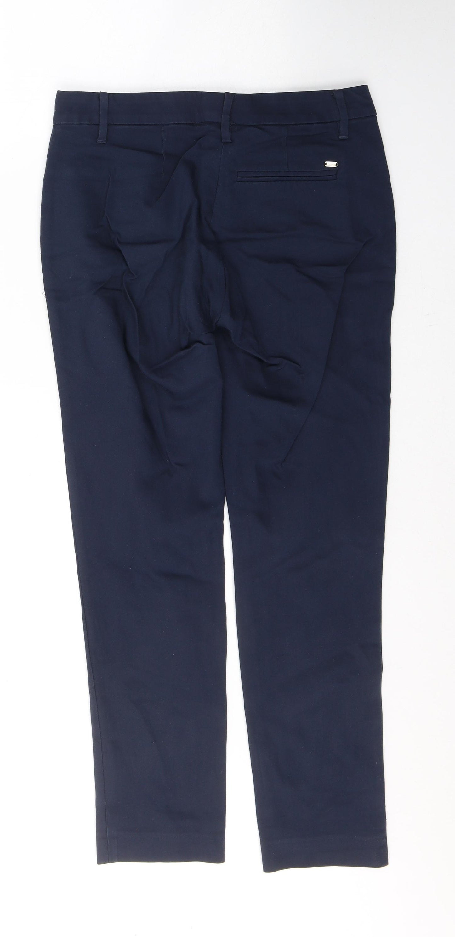 Tommy Hilfiger Womens Blue  Cotton Straight Jeans Size 30 in L28 in Regular Button