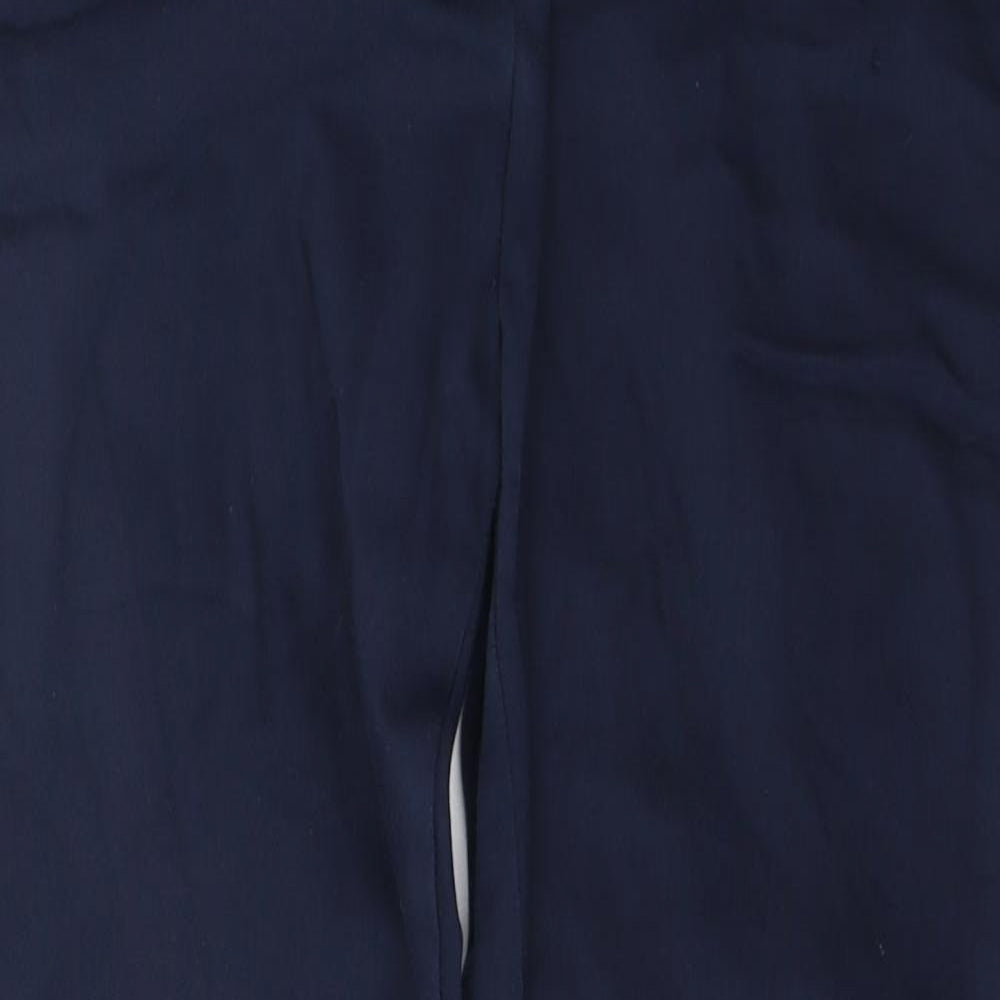 Tommy Hilfiger Womens Blue  Cotton Straight Jeans Size 30 in L28 in Regular Button