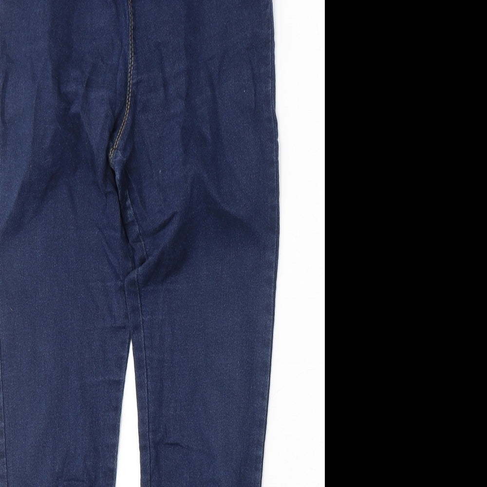 Papaya Womens Blue  Cotton Jegging Jeans Size 10 L28 in Regular