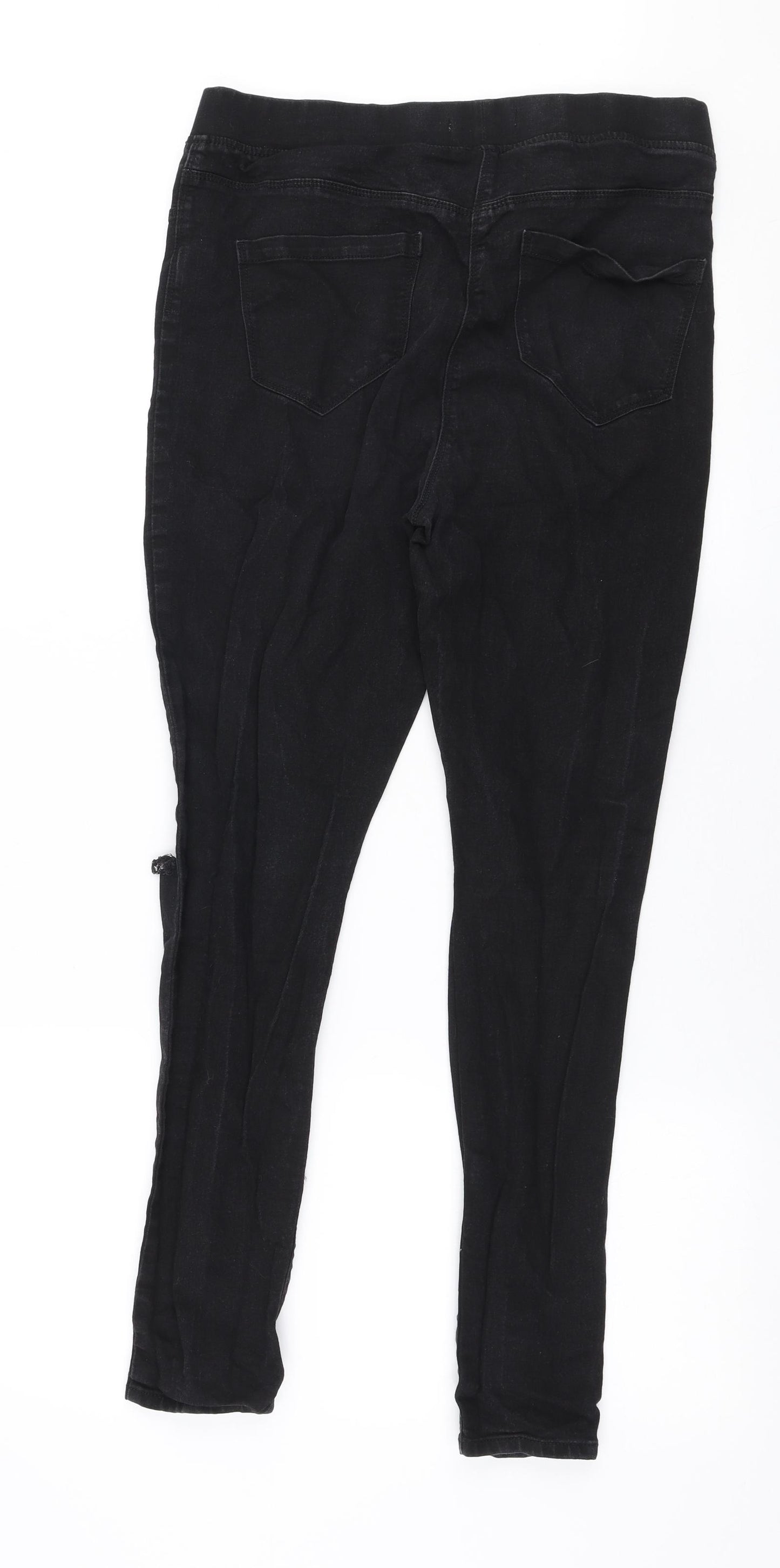 Studio Womens Black  Cotton Jegging Jeans Size 12 L28 in Slim