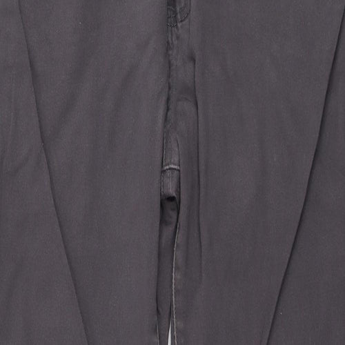 Max & Liu Womens Grey  Cotton Straight Jeans Size 33 in L30 in Regular Zip