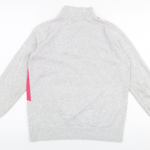 Preworn Womens Multicoloured High Neck  Polyester Pullover Jumper Size 12