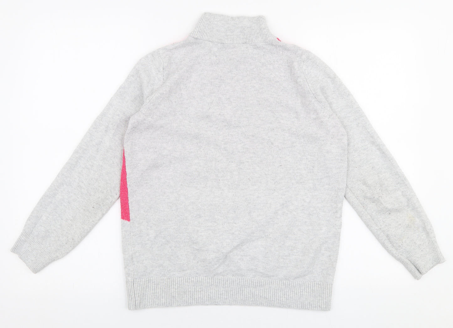 Preworn Womens Multicoloured High Neck  Polyester Pullover Jumper Size 12