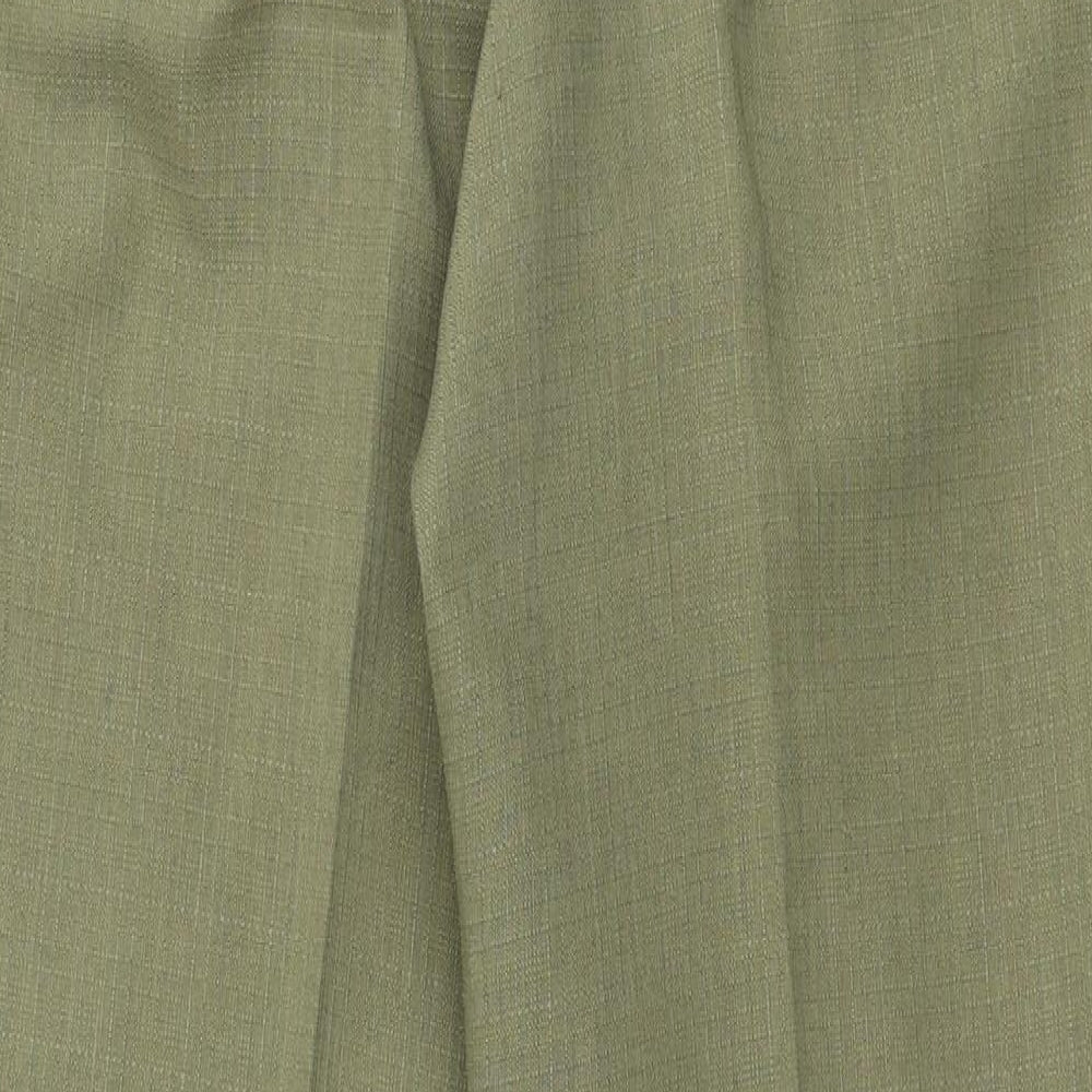 Marks and Spencer Womens Green  Polyester Trousers  Size 10 L29 in Regular