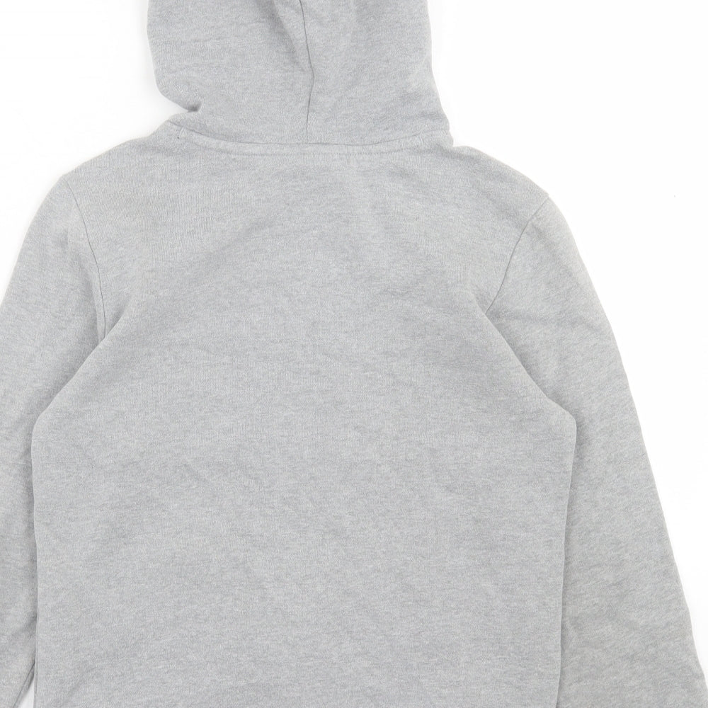 Under armour Boys Grey  Cotton Pullover Hoodie Size 10 Years  Pullover