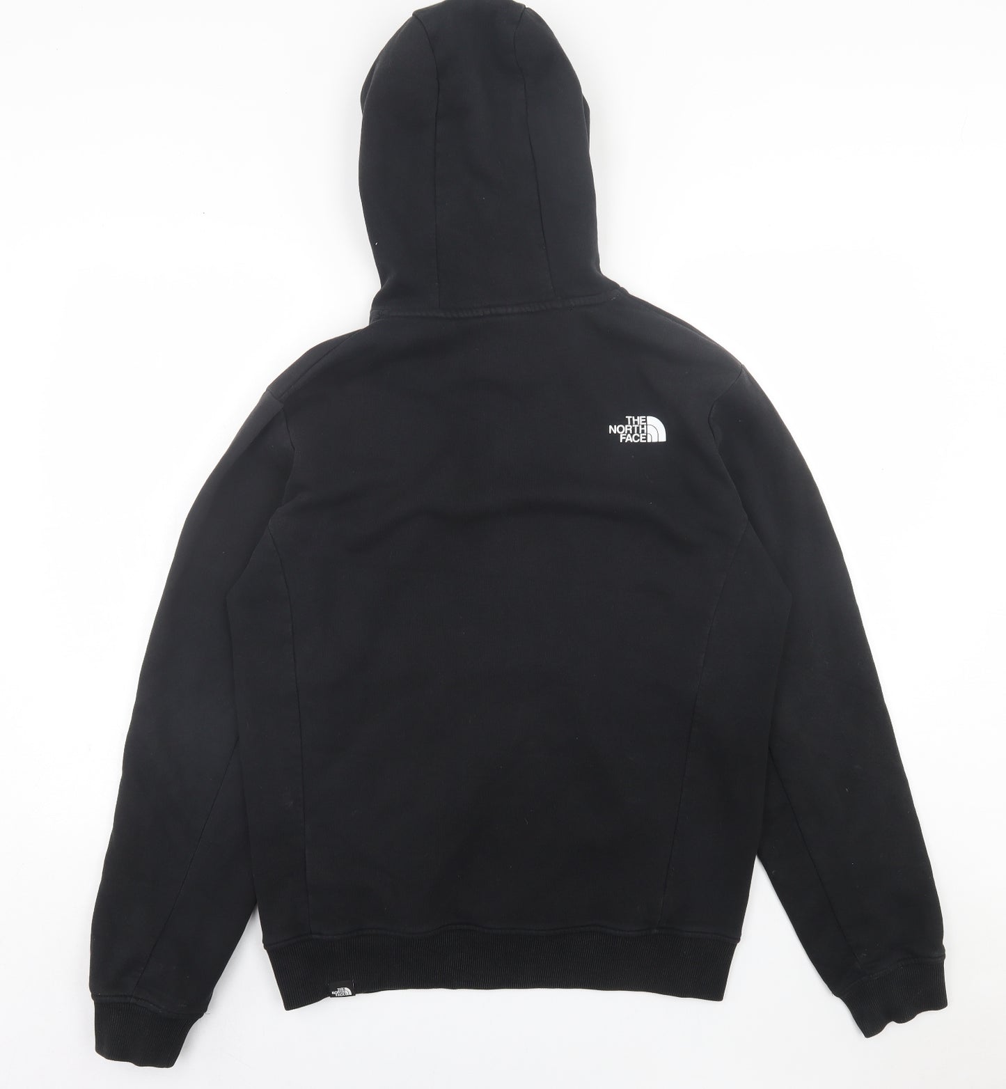 The North Face Mens Black  Cotton Pullover Hoodie Size M