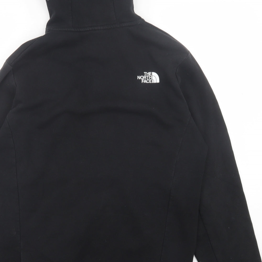 The North Face Mens Black  Cotton Pullover Hoodie Size M