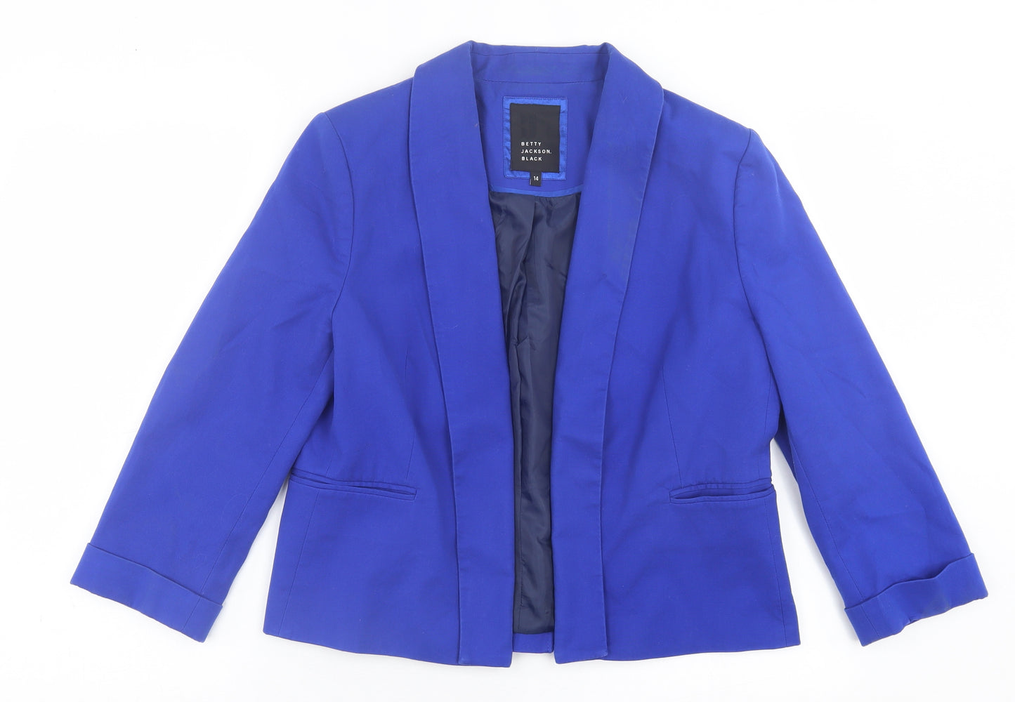 Debenhams Womens Blue   Jacket Blazer Size 14