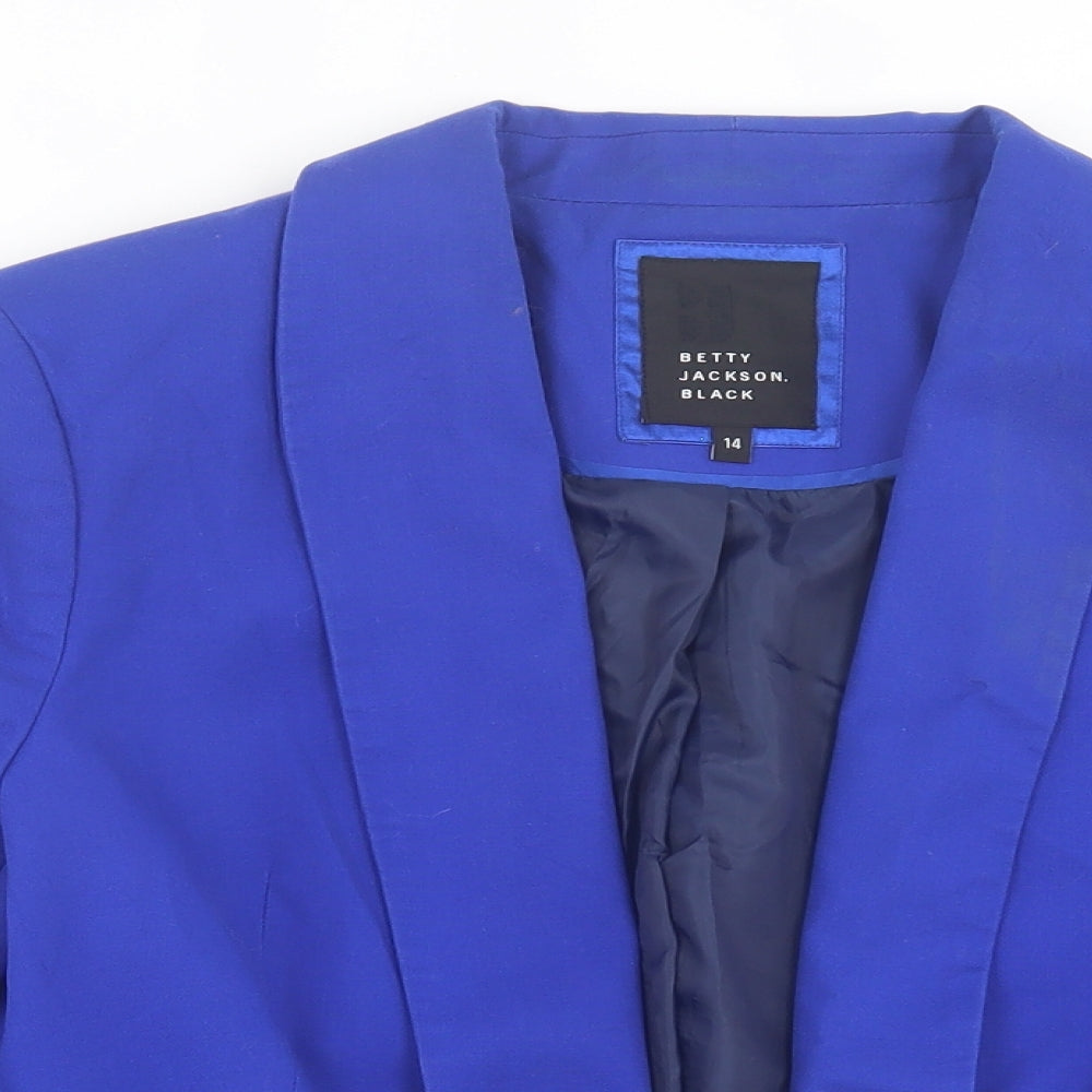 Debenhams Womens Blue   Jacket Blazer Size 14