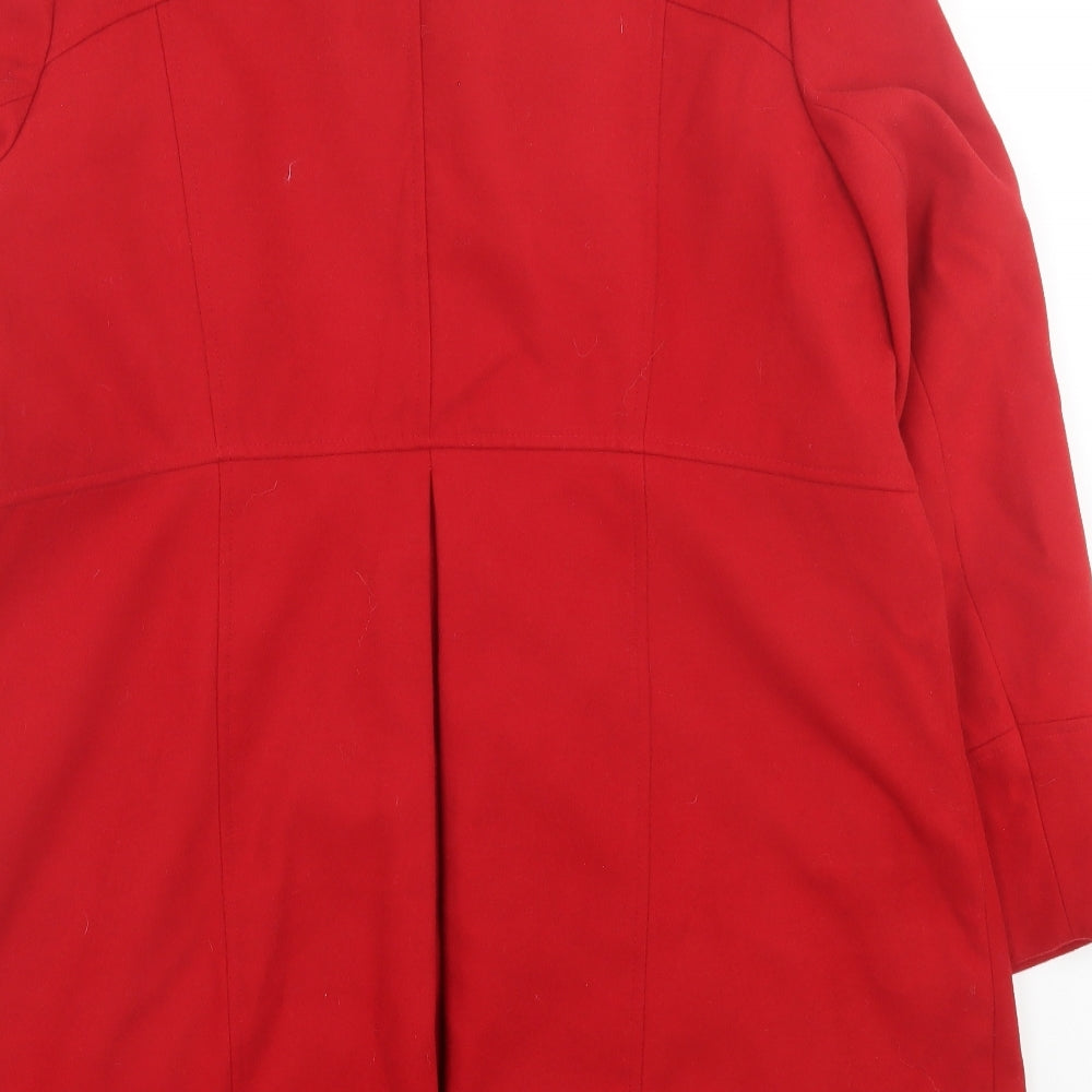 George Womens Red   Overcoat Coat Size 20  Button